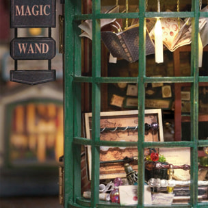 Una casa llena de Magia. Maqueta 3D realista con gran detalle y luces led.