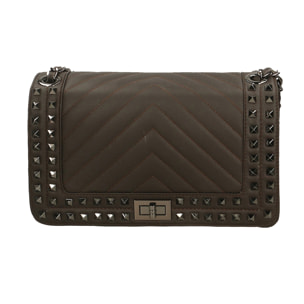 Borsa a spalla da donna - Modello Bologna - Vera pelle - 17.0 x 27.0 x 8.0 cm