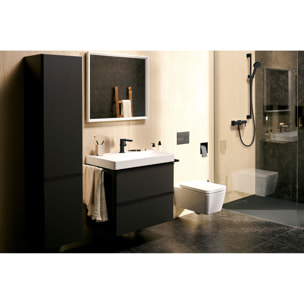 Pulsify Select S Set de douche 105 3 jets Relaxation avec barre C 90 cm noir mat