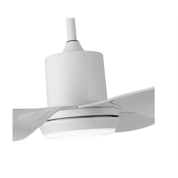Ventilador de Techo ø167 cm con LED y Wifi Reversible Hypersilence URIKAINE White KLASSFAN