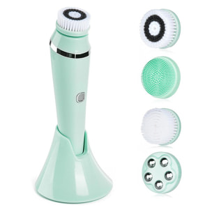 Instrumento de belleza 4 en 1. Cepillo de limpieza facial avanzado.