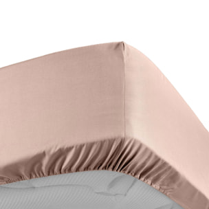 Drap Housse Uni 100% Percale de Coton ORIGINE - Rose