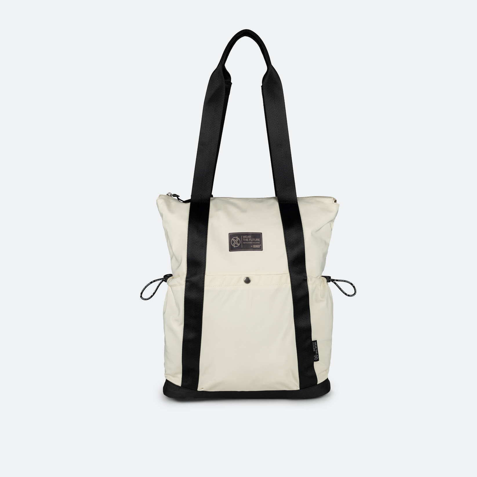 BOLSO RECYCLED X 2.0 TOTE BACKPACK WHITE