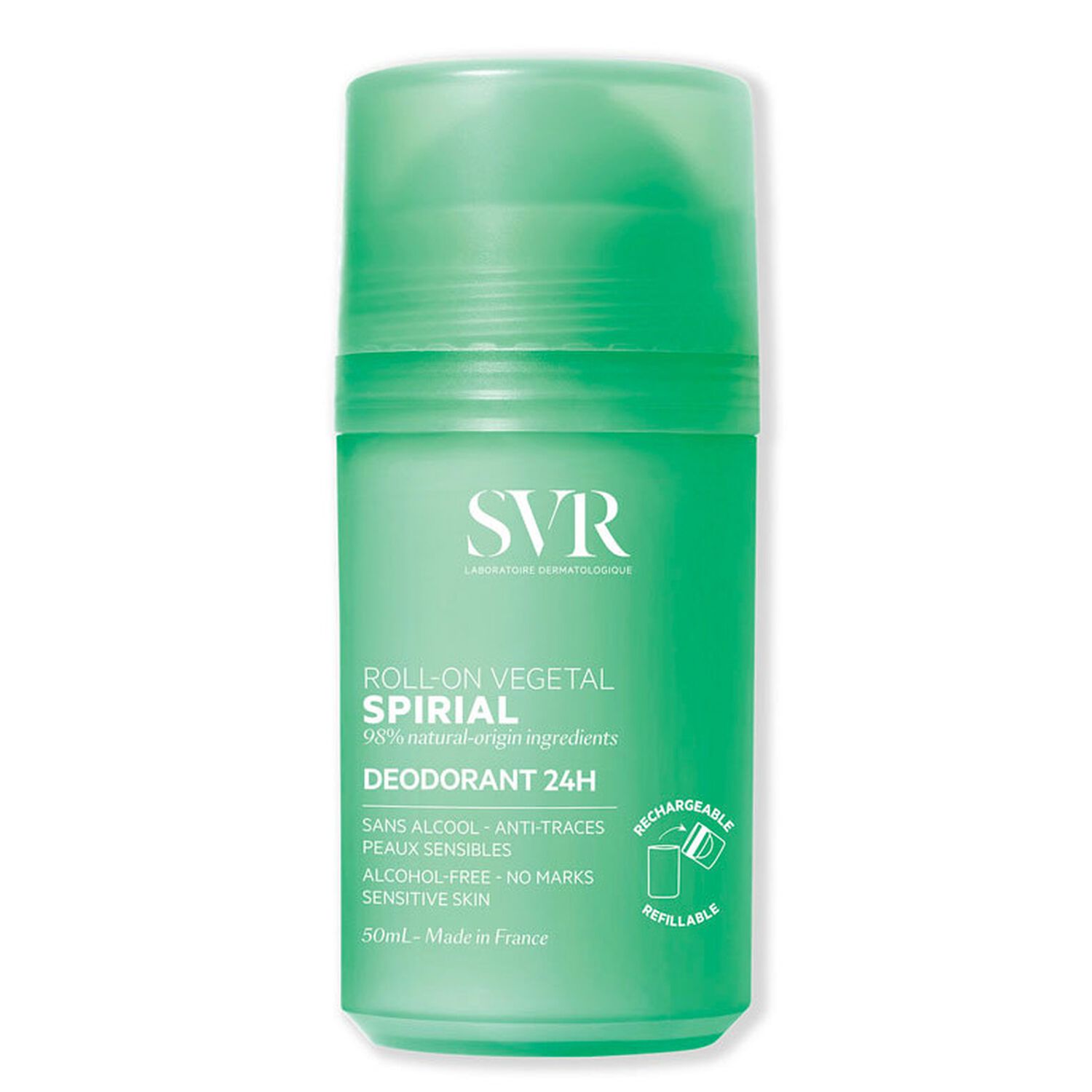 Spirial - Déodorant Végétal Anti-Tanspirant 48h 50 ml