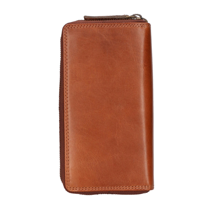 portafoglio unisex In Vera pelle Made in India 10x19x3,5 cm