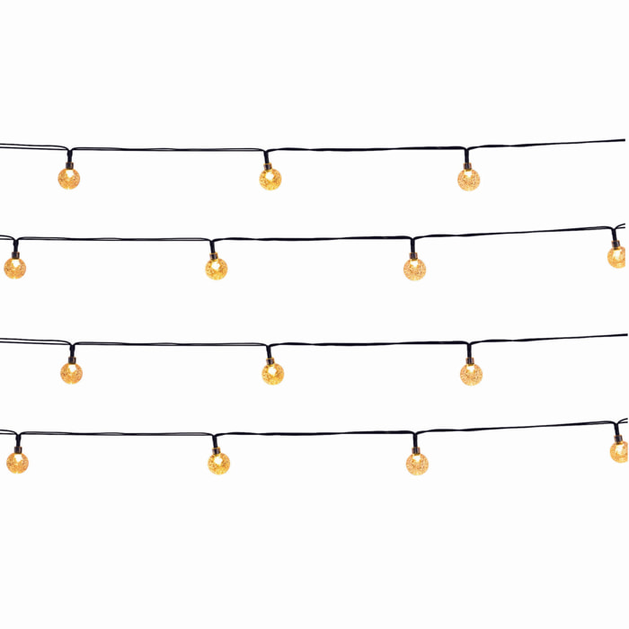 2 Guirlande solaire FESTY 20 Boules 5.8M