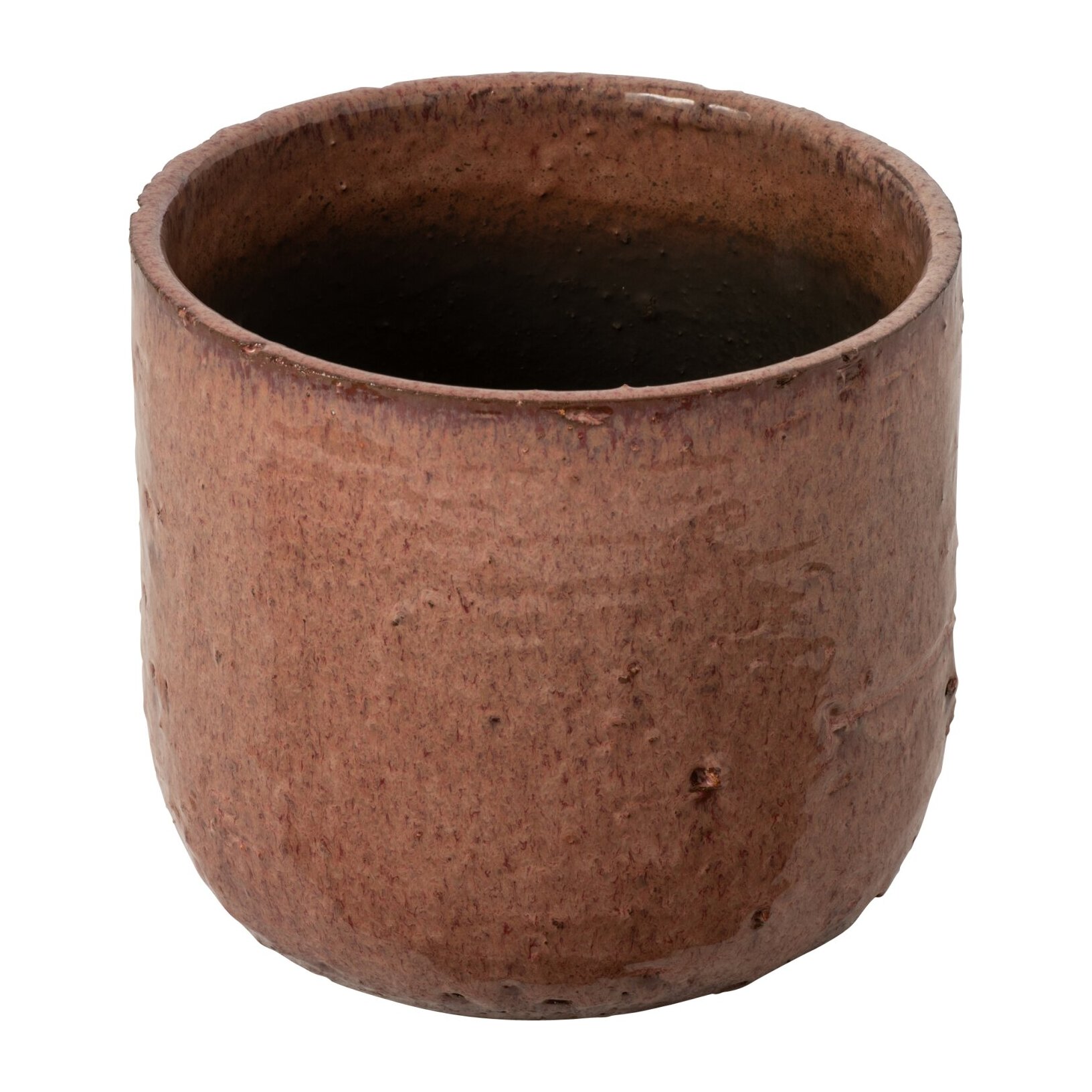 J-Line cache-pot - céramique - vieux rose - large