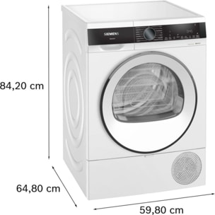 Sèche linge pompe à chaleur SIEMENS WQ33G2DTFR 8kg - Soin quotidien & Soin expert & Anti-vibrations