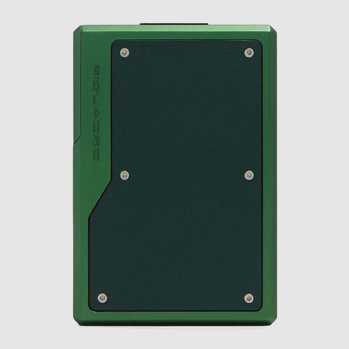 Piquadro Portacarte di credito MagSafe® in alluminio pelle
