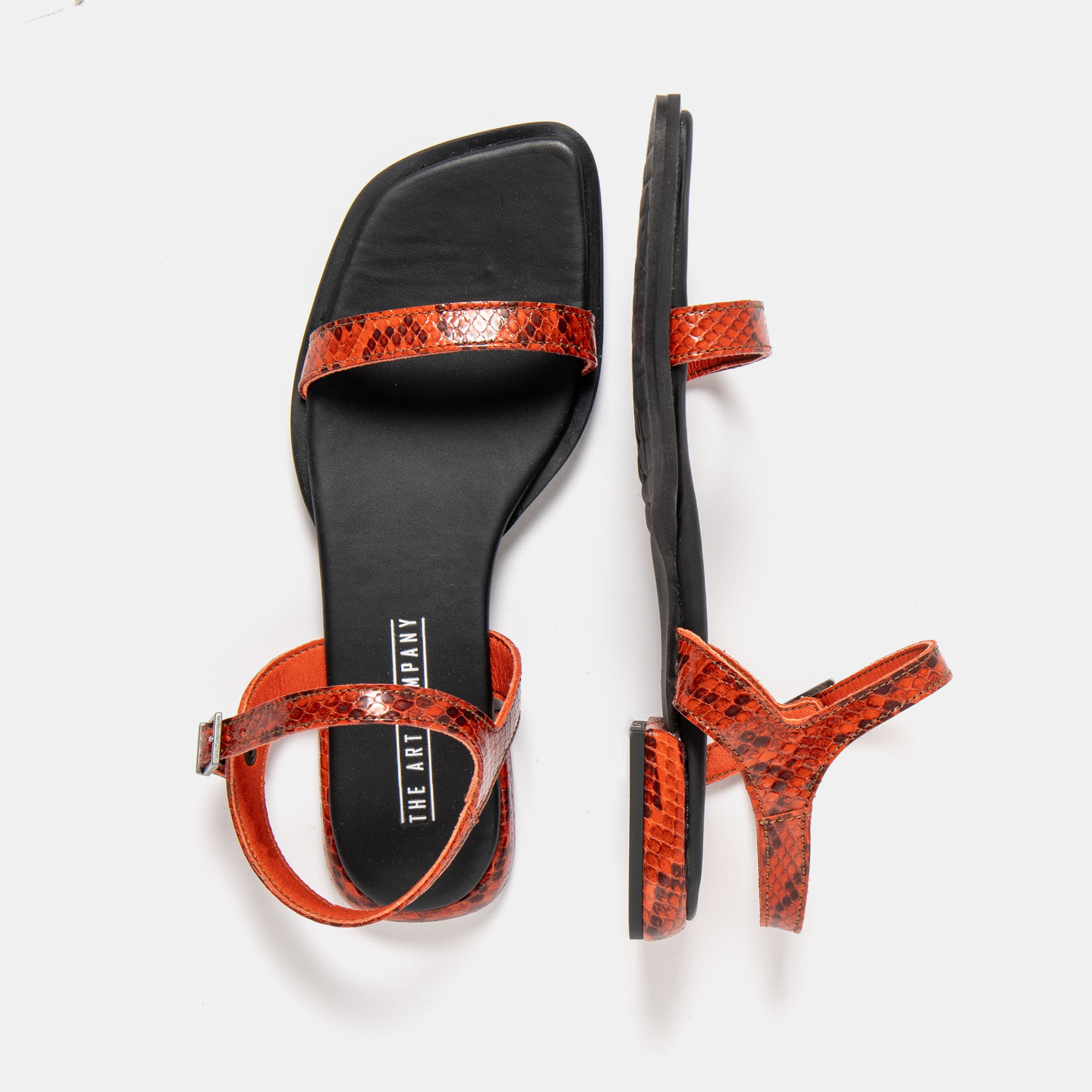 Sandalias 2000S SNAKE TEJA / BERGAMO color Teja