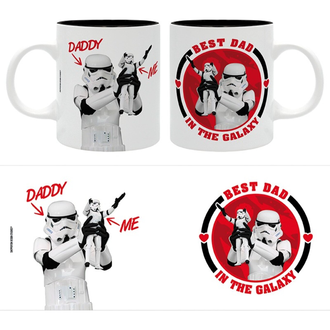 Original Stormtroopers - Tazza - 320ml - "best Dad In The Galaxy"