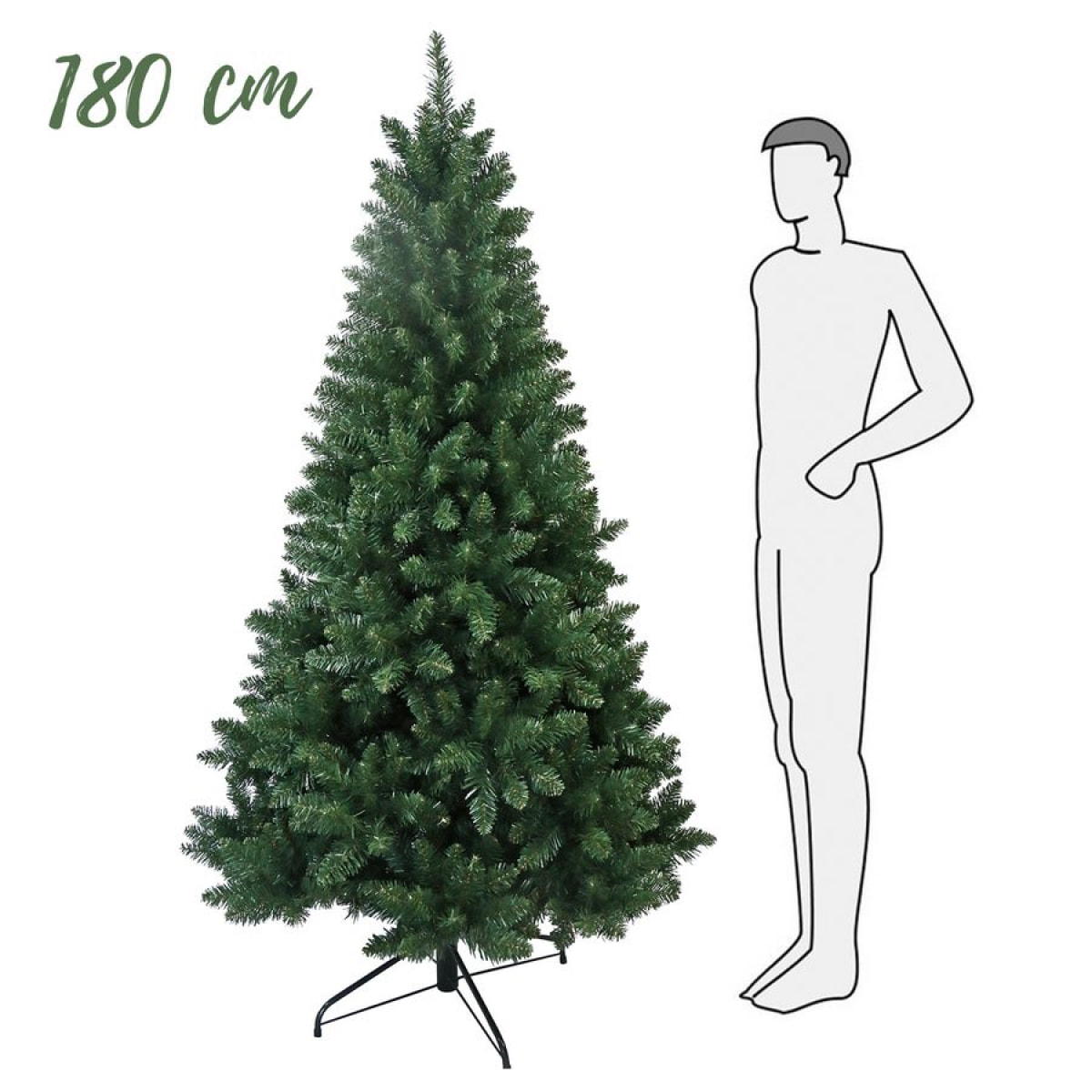 Albero di natale da 180cm Eco Home + borsa