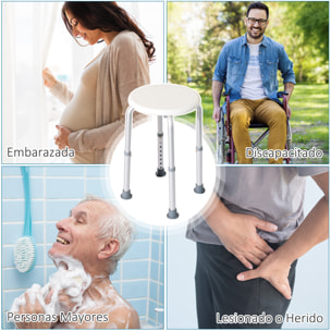 Taburete Ducha baño Silla de Ducha Ayuda Abuelos 3º Edad movilidad reducida