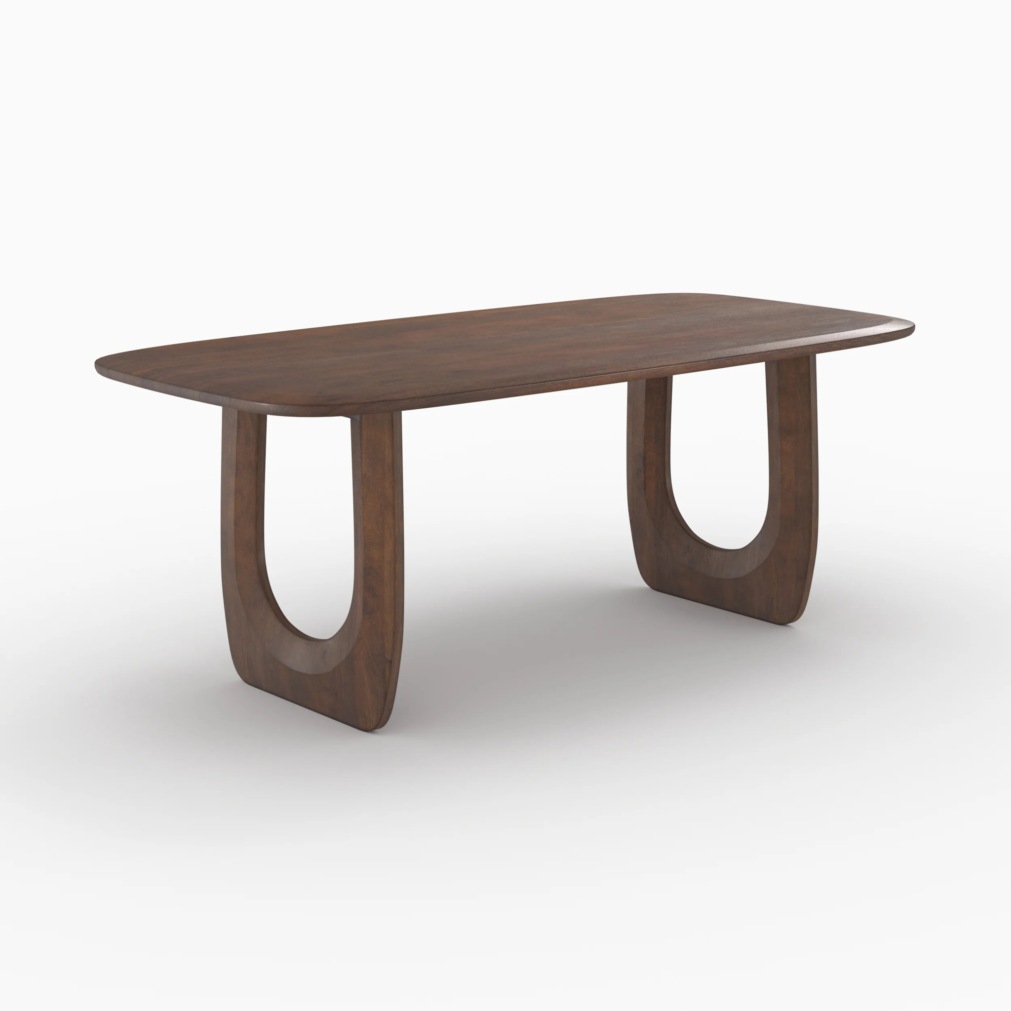 Table rectangulaire en bois de manguier massif 6 places - Maya