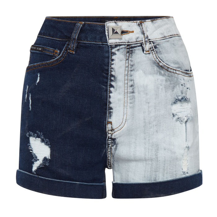 PHILIPP PLEIN Pantalones cortos vaqueros