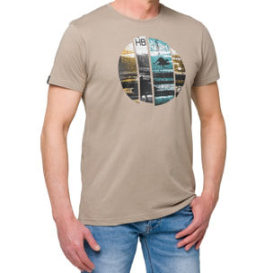 T-shirt in cotone 150 gr Hot Buttered Break Cachi.