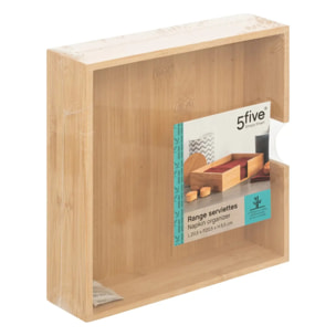 Range-serviettes 20 bambou 5x20,5cm
