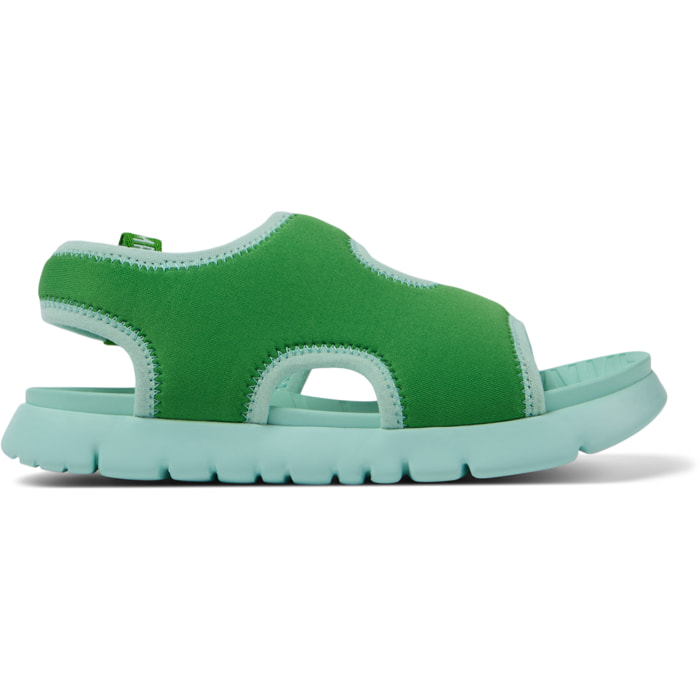Sandalias - CAMPER Oruga - Verde - Textil técnico (poliéster reciclado)