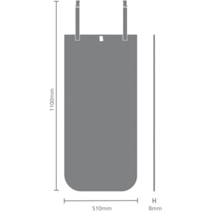 Housse table à repasser BRABANTIA Nappe défroisseur à suspendre Grey