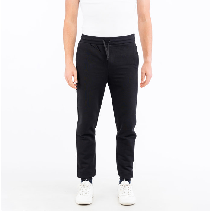 BIKKEMBERGS pantalone uomo black,marshmallow