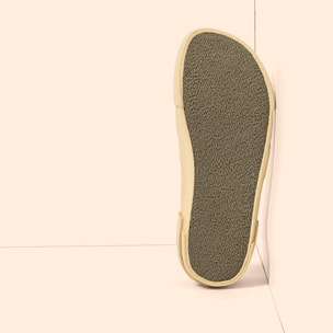 Zapatos N5953 WASHED COTTON KAKI/TEKO color Kaki