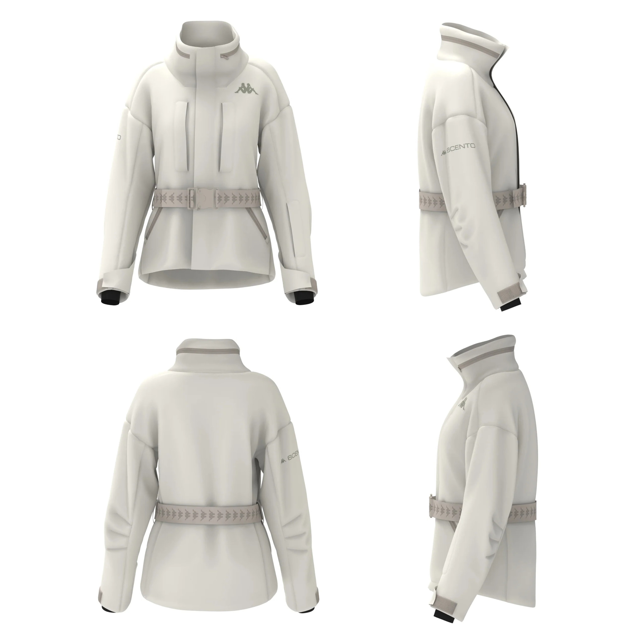 Kappa - Giacche Donna Bianco - 6Cento 679