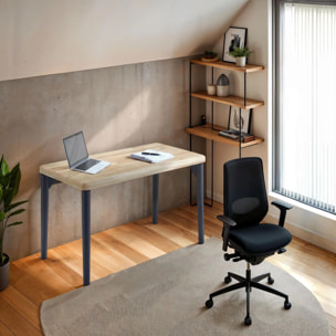 Mesa de estudio Padma Negro - Roble