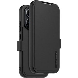 Etui avec cordon MADE FOR XIAOMI premium noir avec dragonne Xiaomi 17