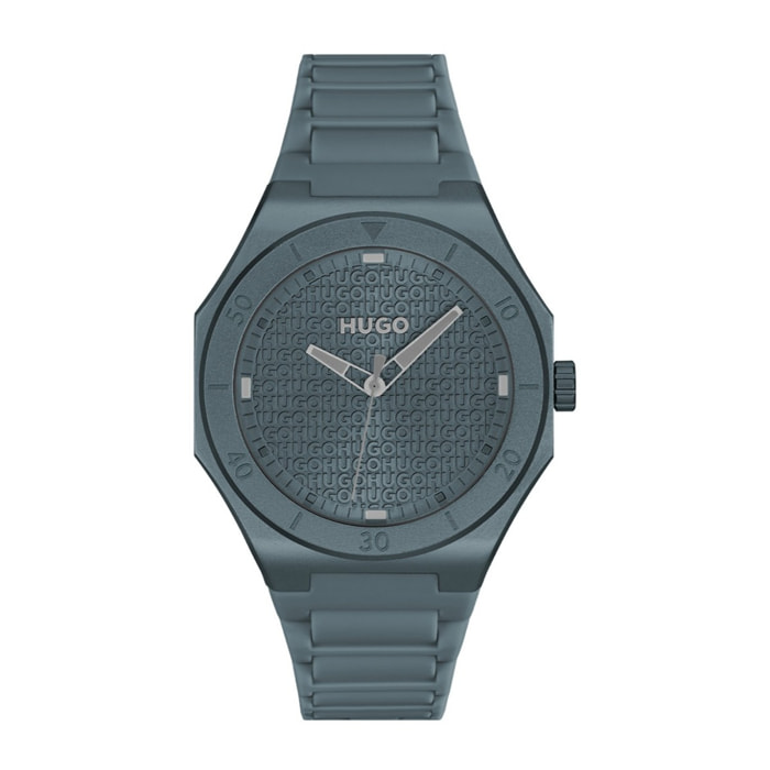 Reloj Hugo Boss 1530393 Hombre Analogico Cuarzo con Correa de Silicona