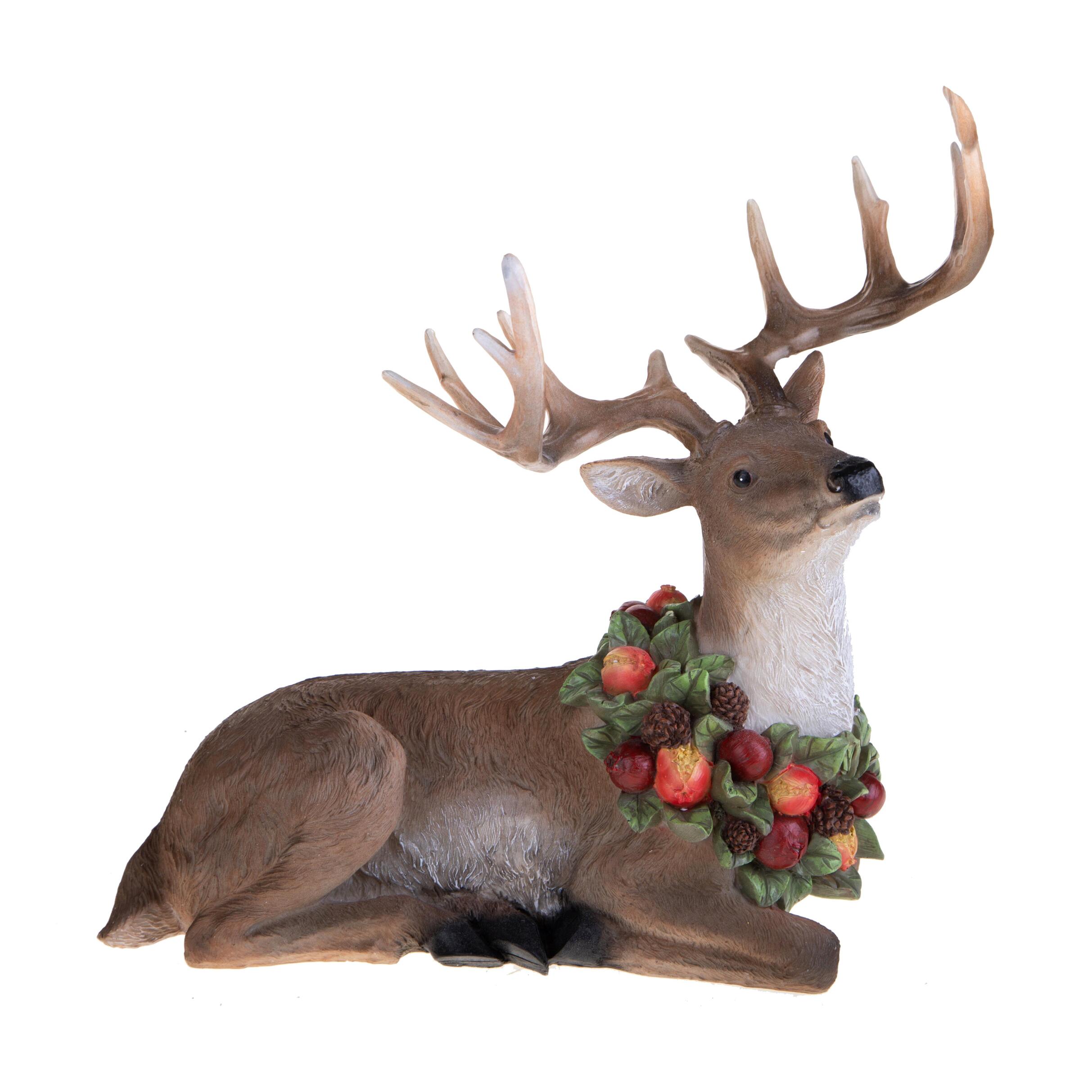 Renna - Pezzi 1 - 35,5xH35,5x21,5cm - Bianchi Dino SpA