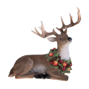 Renna - Pezzi 1 - 35,5xH35,5x21,5cm - Bianchi Dino SpA