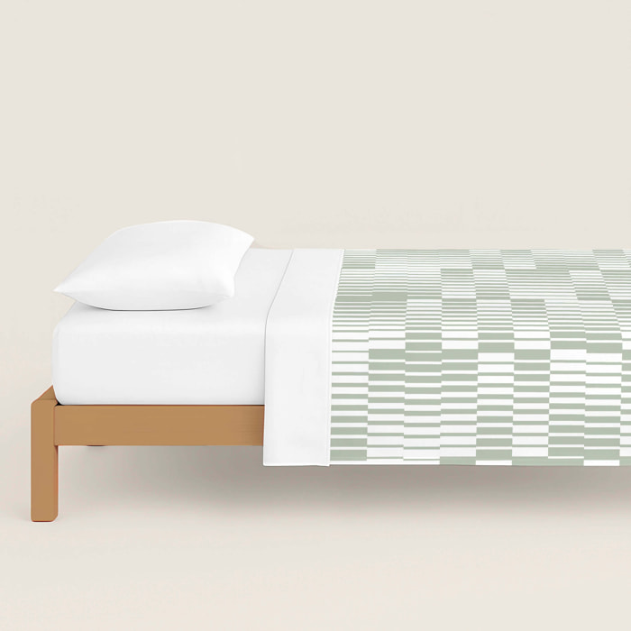 Funda Nórdica Estampada - Cierre Solapa - 100% Algodón - Incluye 1/2 Fundas de Almohada - Marcos Green