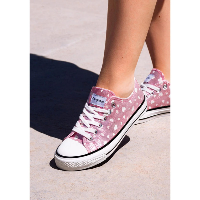 Girl's Pink Glows in the Dark Sneakers
