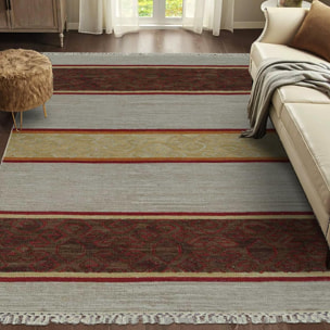 Tapis kilim fait main en laine MADI