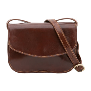 Borsa a tracolla  da donna In Vera pelle Made in Italy 22x16x9,5 cm