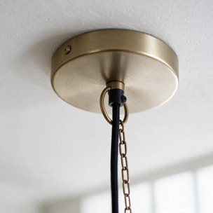 Suspension en métal doré 72 cm - Elora