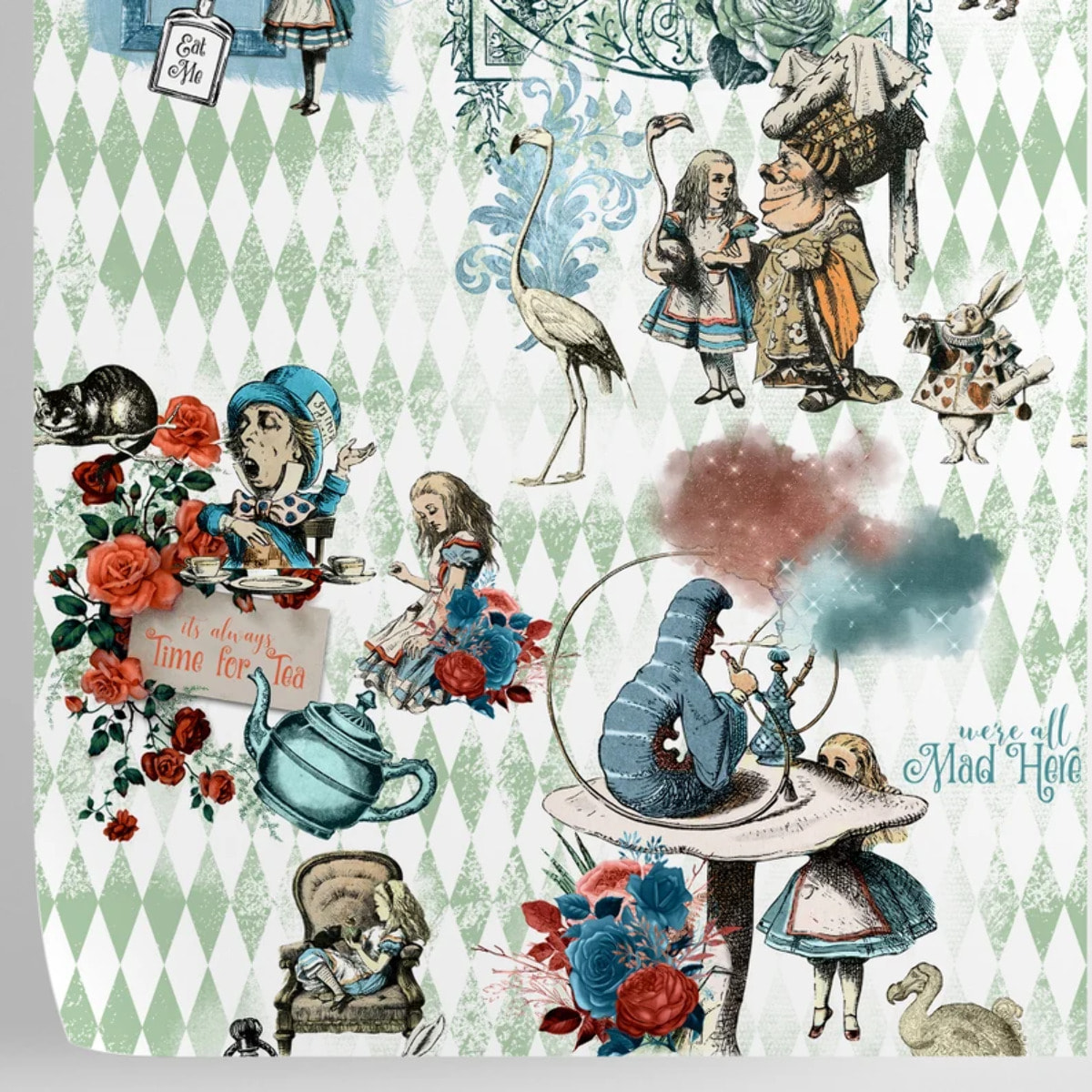 Carta da Parati Alice nel Paese delle Meraviglie