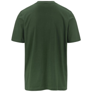Kappa - T-Shirts & Top Uomo Verde - Logo Amberis Dk