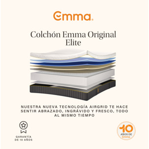 Colchón Original Elite | Muelles, espuma y tecnología de gel Emma AirGrid® | 27cm