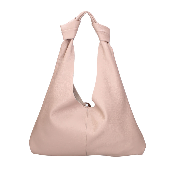 Borsa a spalla da donna In Vera pelle Made in Italy 40x42x2 cm