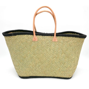 Panier artisanal de Madagascar - Good Vibes GM Noir