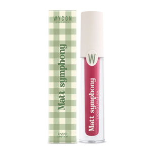 MATT SYMPHONY LIQUID LIPSTICK Rossetto liquido vegan friendly dal finish matt.