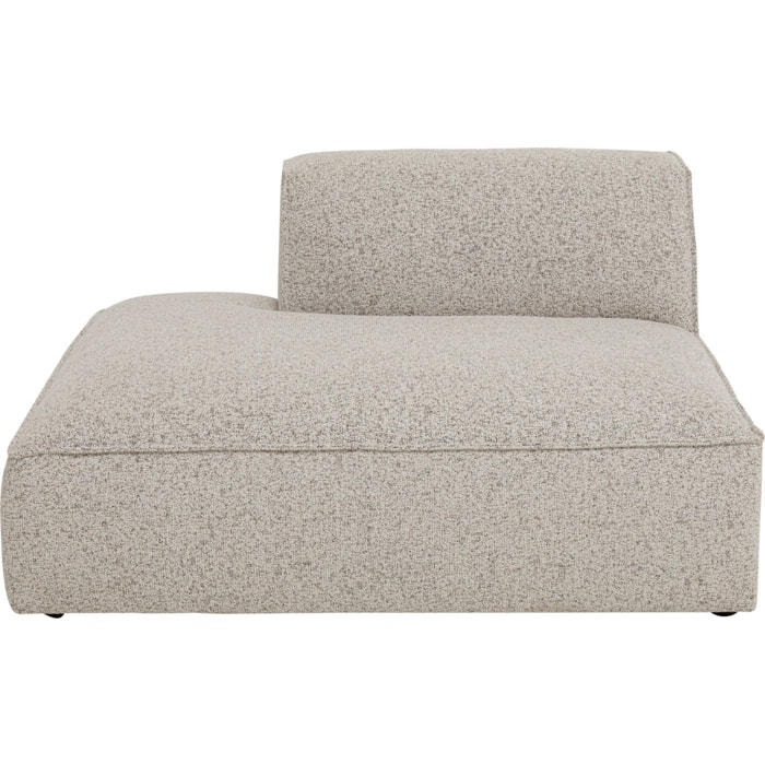Méridienne gauche canapé Casanova gris Kare Design