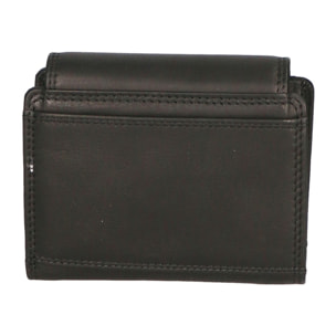 Portafoglio uomo in vera pelle - Modello False - RFID - 14.0 x 12.0 x 2.5 cm