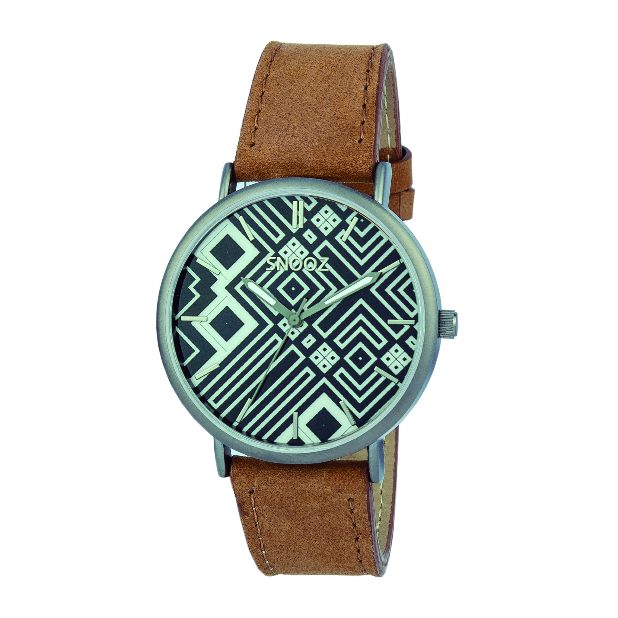 Reloj Snooz SAA1041-83 Unisex Analogico Cuarzo con Correa de Piel