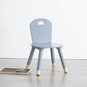 Silla para niños gris