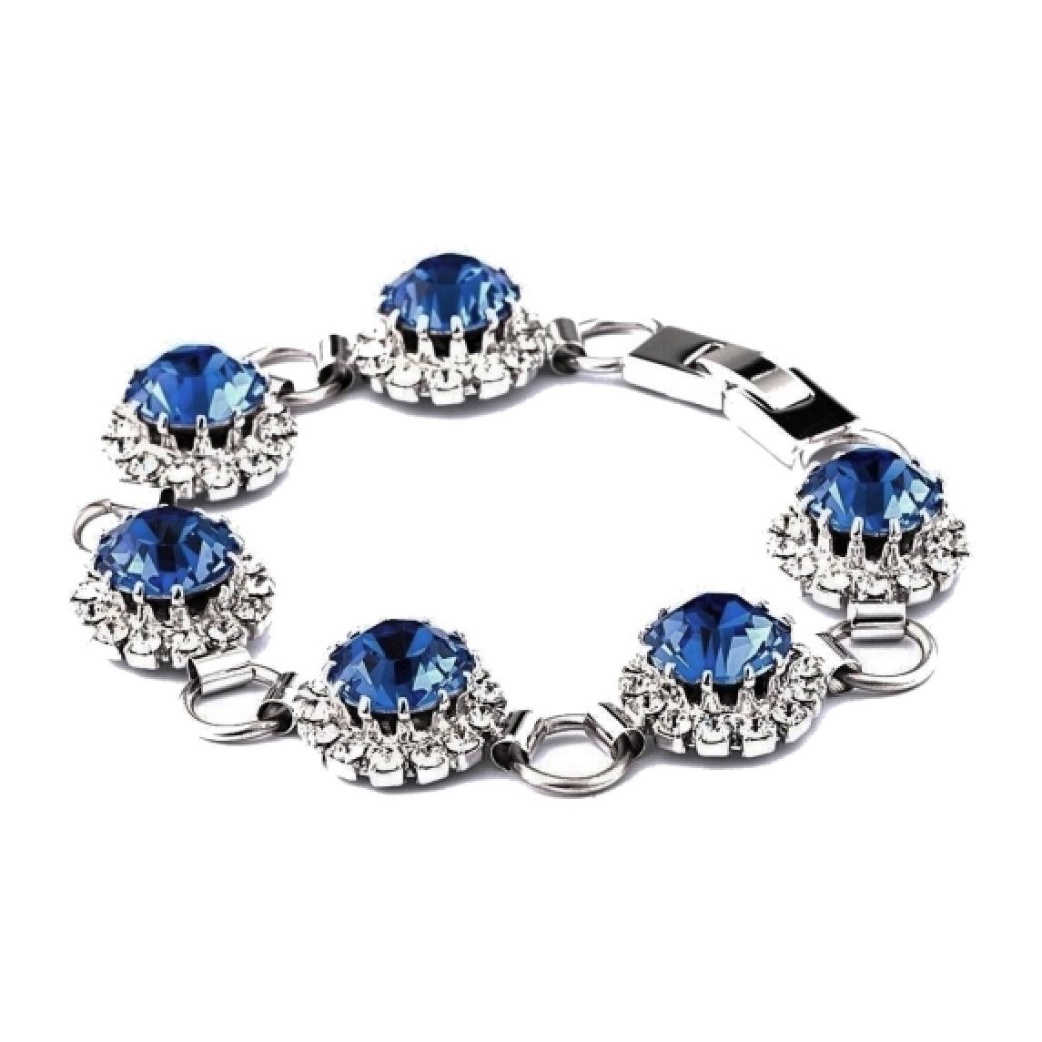 Pulsera Saton adornado con cristales de Swarovski