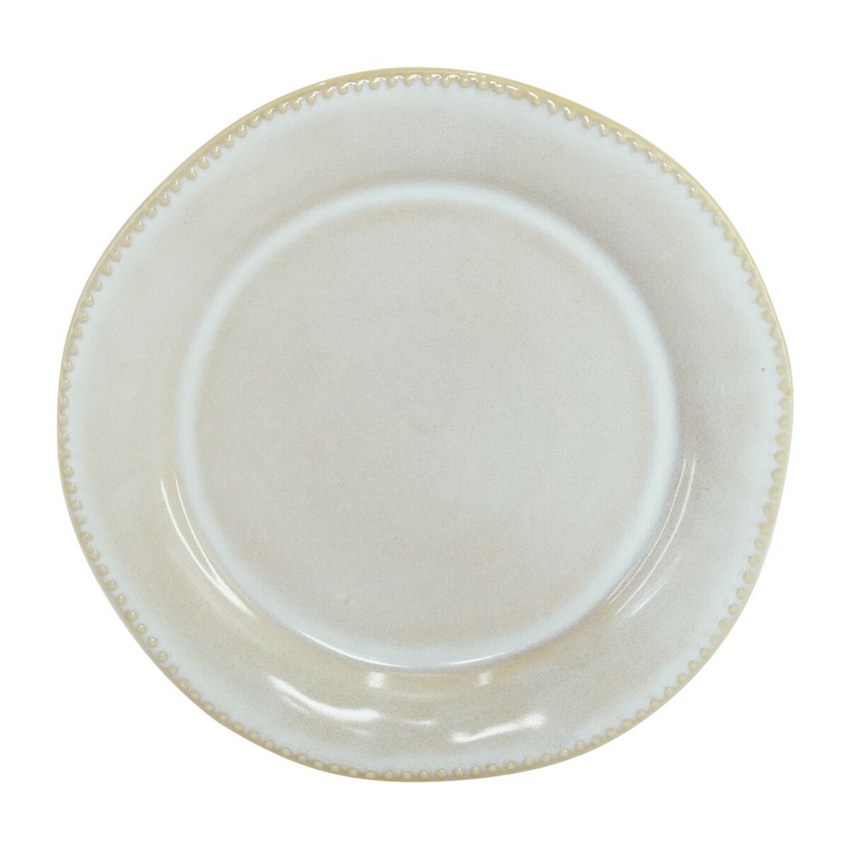 Servizio di piatti da 18 pezzi in ceramica beige - Rita