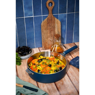 Sauteuse COOKUT LA MERVEILLEUSE  INOX 28CM - MYRTILLE