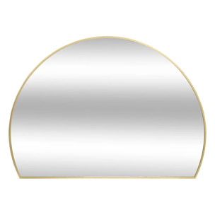 Miroir mural Alice doré 90x65cm